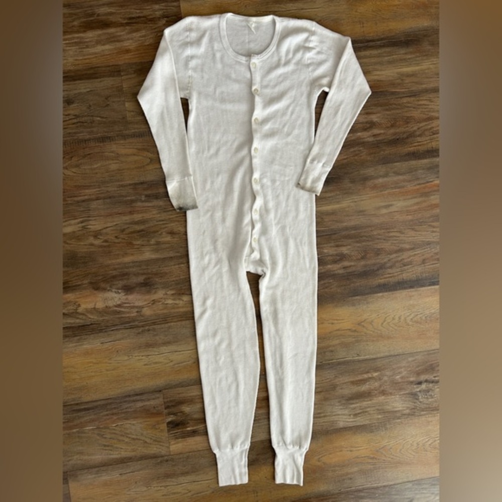 Vintage Sears Thermal Knit Long Johns Size 46